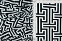 Abstract Print DTY Stretch Knit Fabric