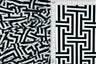 Abstract Print DTY Stretch Knit Fabric
