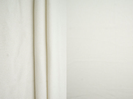 Waffle Knit Fleece Fabric Solid