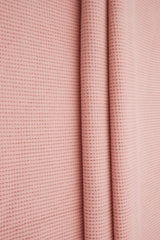 Waffle Knit Fleece Fabric Solid
