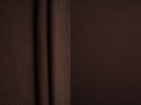 Waffle Knit Fleece Fabric Solid