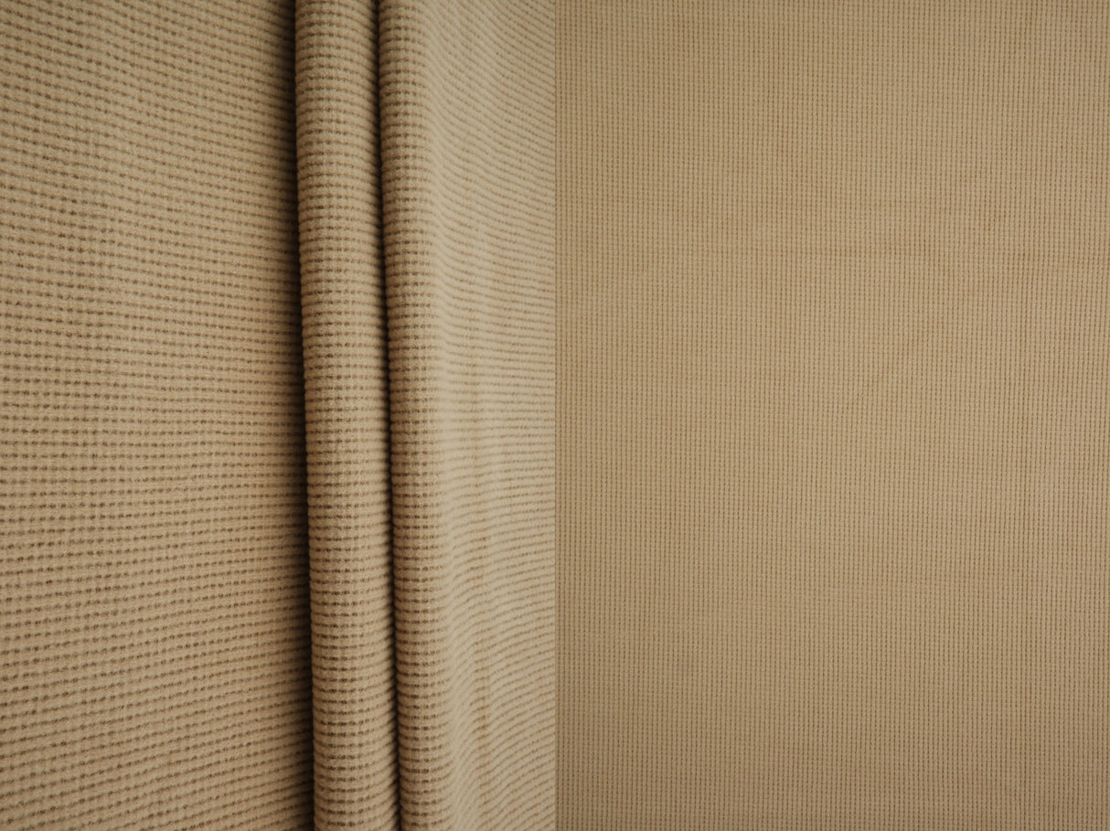 Waffle Knit Fleece Fabric Solid