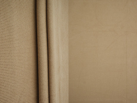Waffle Knit Fleece Fabric Solid