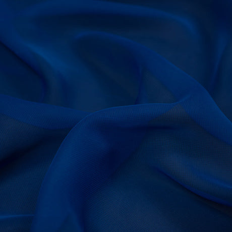 Polyester Chiffon - Deep Royal - Regina Collection
