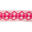 Pink Crochet Trim - 3.5"
