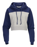 Women's Cropped Fleece Hooded Sweatshirt