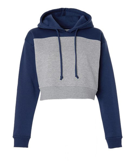 Boxercraft Women's Cropped Fleece Hooded Sweatshirt