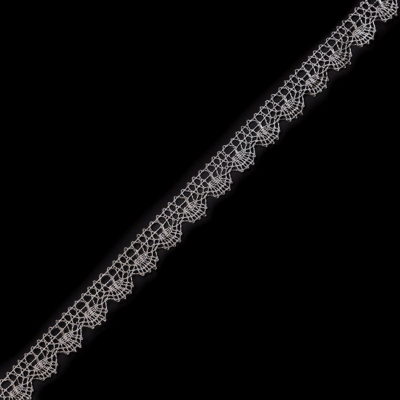 Metallic Gold Plastic Lace Trim - 0.875"