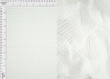 1 Yard Oversize Waffle Solid Knit Fabric 220 GSM, 54/56? Wide Polyester Rayon Spandex Blend