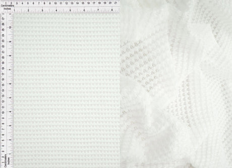 1 Yard Oversize Waffle Solid Knit Fabric 220 GSM, 54/56? Wide Polyester Rayon Spandex Blend