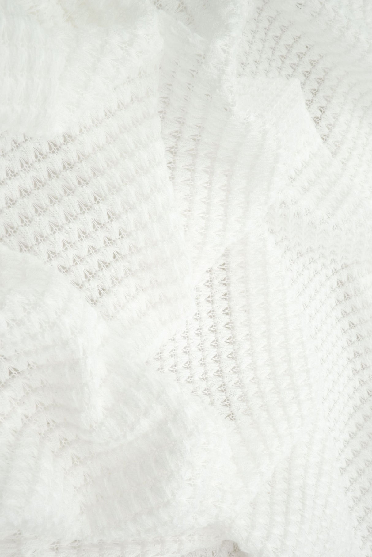 Stretch Waffle Knit Fabric Solid Colors