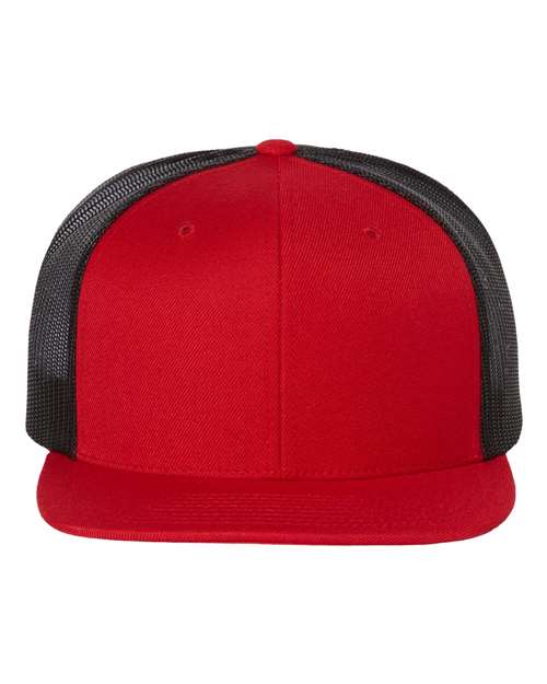 Richardson® Wool Blend Flat Bill Trucker Cap