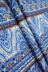 Printed DTY Knit Boho Fabric