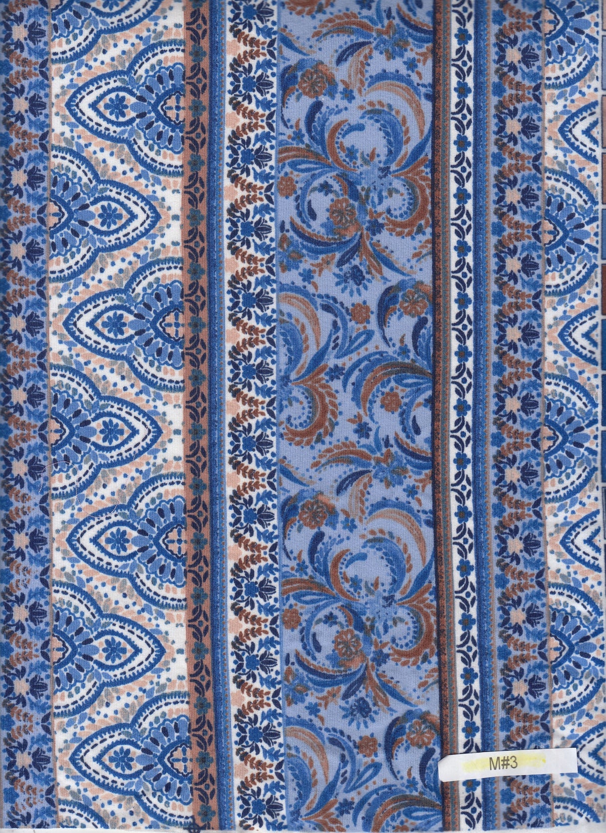 Printed DTY Knit Boho Fabric