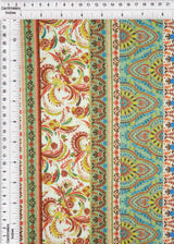 Printed DTY Knit Boho Fabric