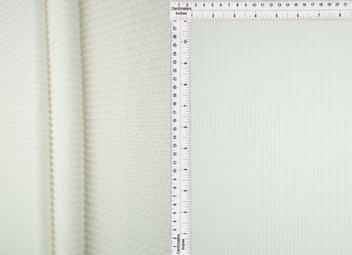 Double Knit Rib Stretch Fabric
