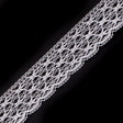 White Crochet Trim with Scalloped Edges - 1.5"