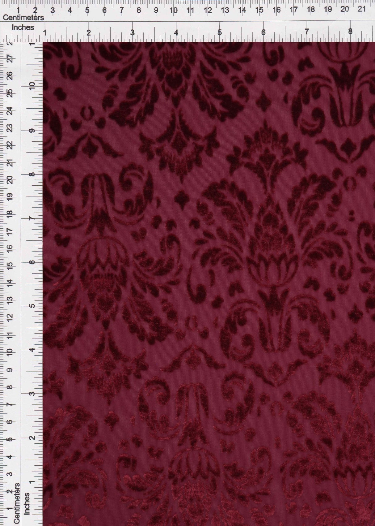 Velvet Damask Knit Fabric