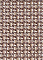Geometric Print DTY Stretch Knit Fabric Brown