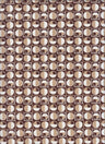Geometric Print DTY Stretch Knit Fabric Brown