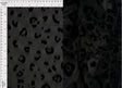 Leopard Flocking Stretch Mesh Fabric