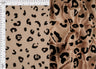 Leopard Flocking Stretch Mesh Fabric