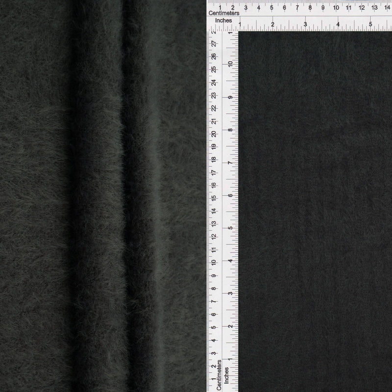 Feather Yarn Rib Knit Fabric