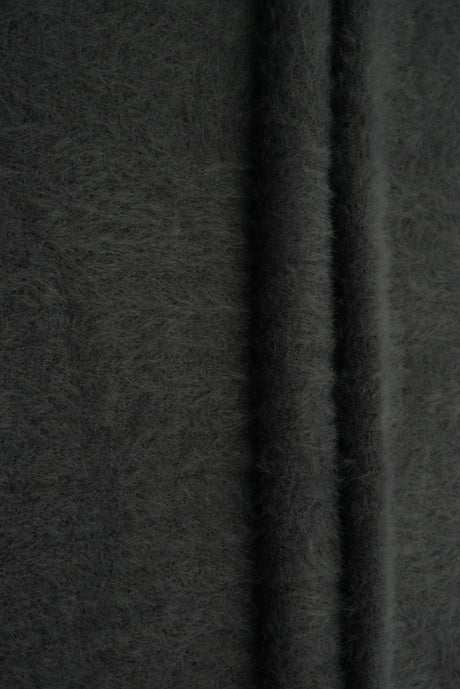 Feather Yarn Rib Knit Fabric