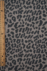 Animal Print Jacquard Double Knit Fabric