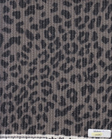 Animal Print Jacquard Double Knit Fabric