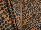 Animal Print Jacquard Double Knit Fabric