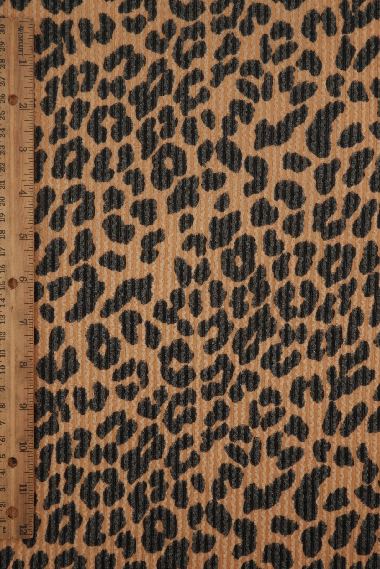 Animal Print Jacquard Double Knit Fabric