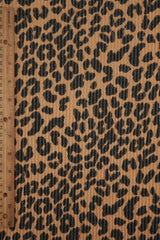 Animal Print Jacquard Double Knit Fabric