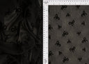 Bow Flocking Mesh Fabric