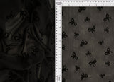 Bow Flocking Mesh Fabric