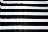 3.5 Inch Stripe Satin Print Polyester Fabric - Multiple Colors, 58/60" Width (1 Yard)