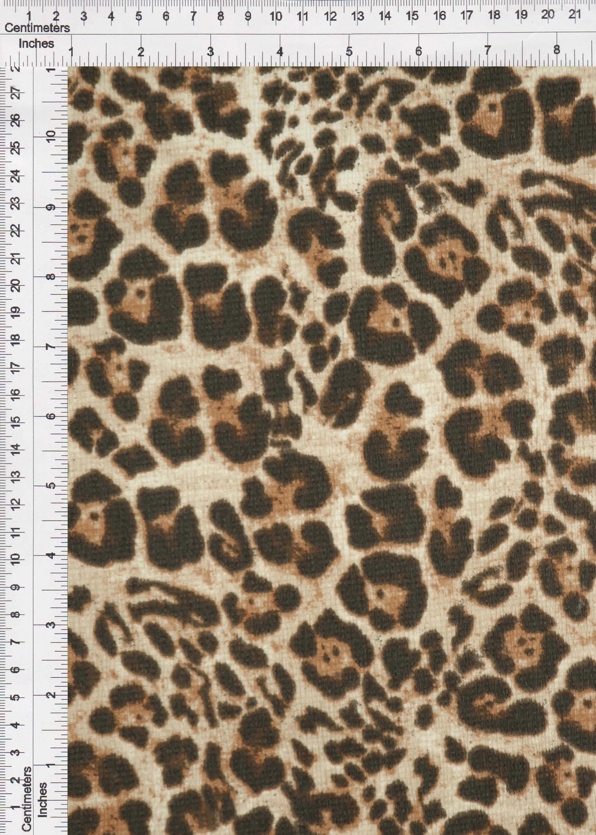 1 Yard Ella Ripple Jersey Animal Print Fabric, 58? Wide Polyester Spandex Blend