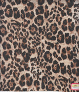 Animal Print Ripple Jersey Fabric