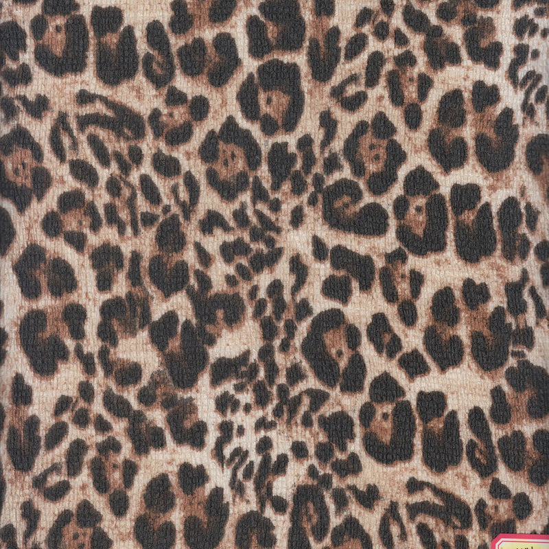1 Yard Ella Ripple Jersey Animal Print Fabric, 58'' Wide Polyester Spandex Blend