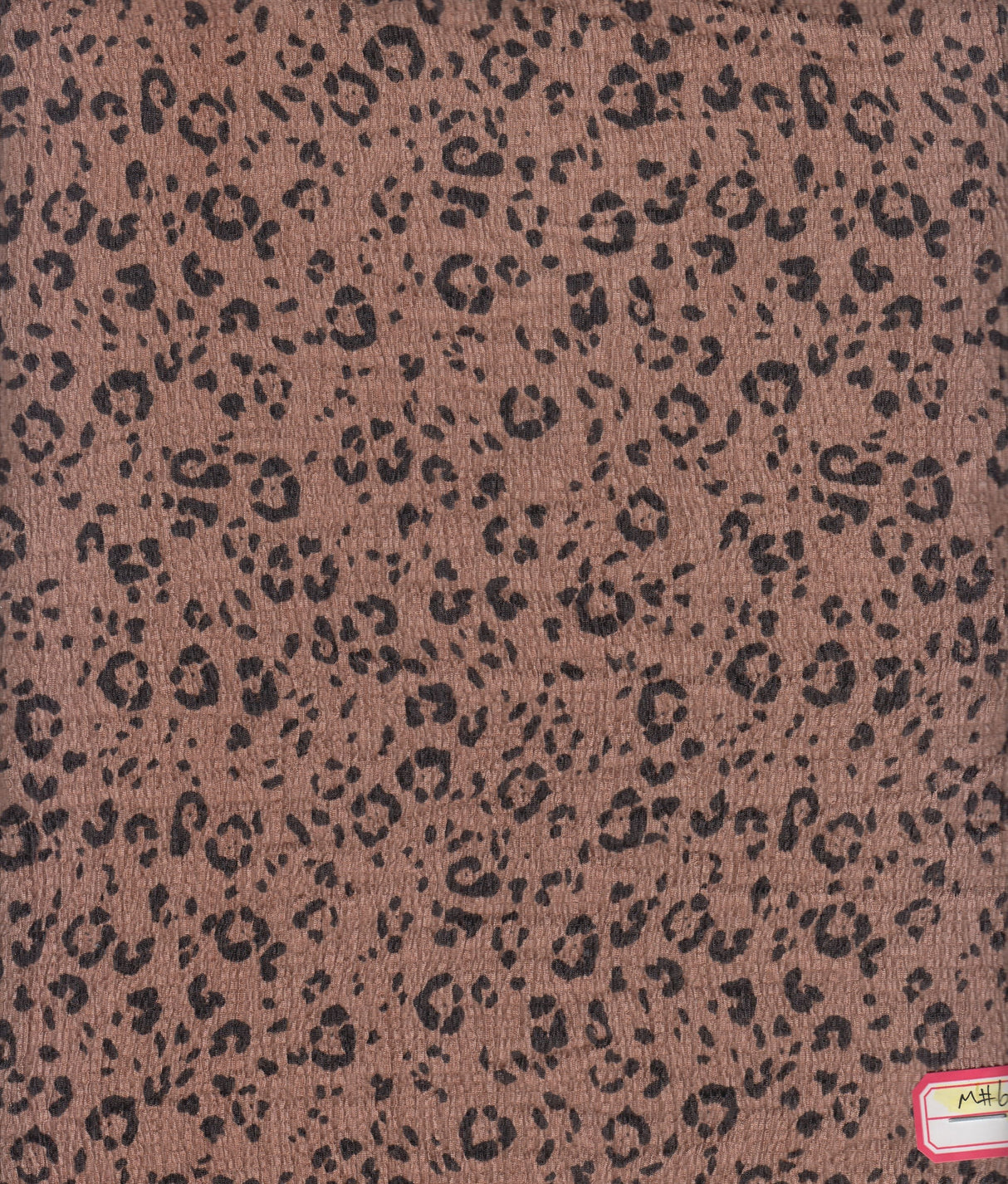 Leopard Print Ripple Jersey Fabric