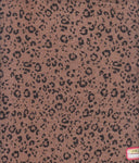 Leopard Print Ripple Jersey Fabric