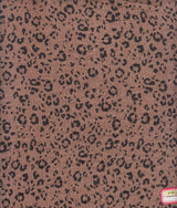 Leopard Print Ripple Jersey Fabric