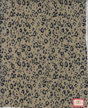 Leopard Print Ripple Jersey Fabric