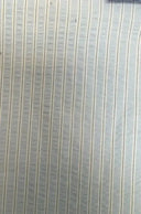 Tela de rayas seersucker mezcla de poliéster, algodón y rayón tejida, 58" de ancho, textura ligera