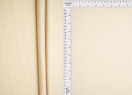 Rib Solid Stretch Knit Fabric