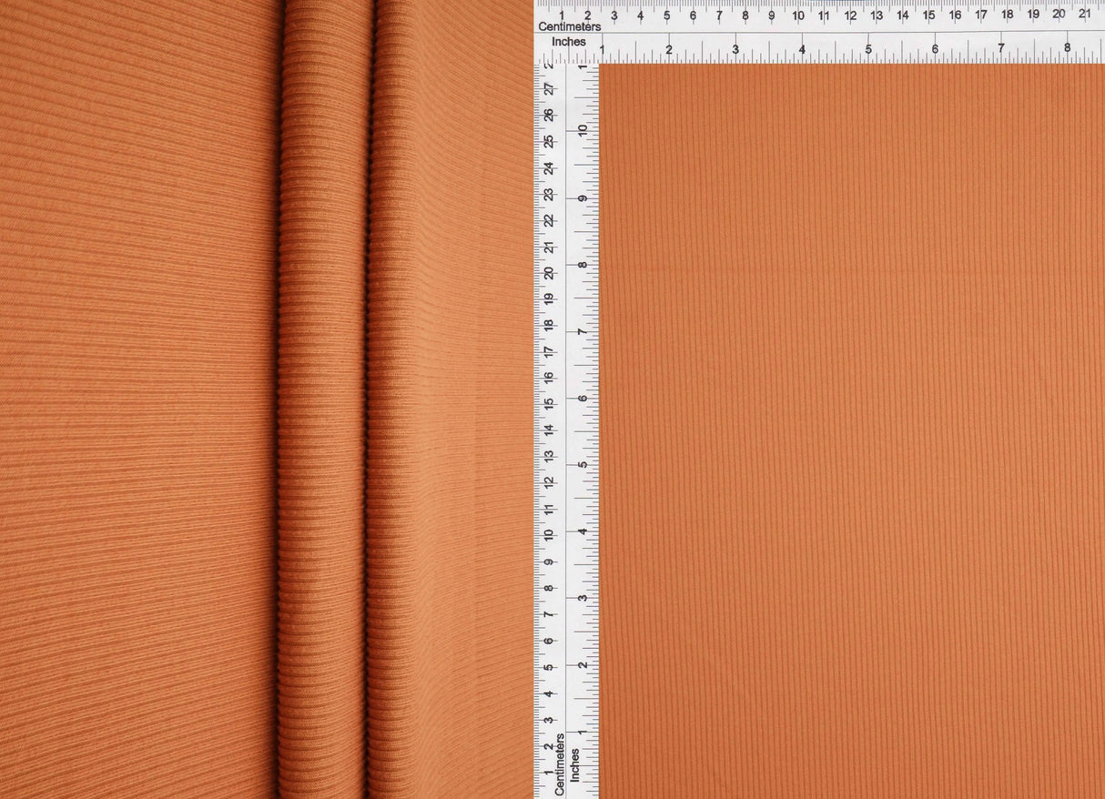 1 Yard 2x1 Yummy Rib Solid Knit Fabric 170 GSM, 58/60? Wide Polyester Spandex Blend