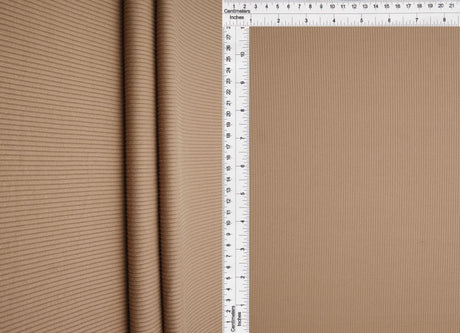1 Yard 2x1 Yummy Rib Solid Knit Fabric 170 GSM, 58/60? Wide Polyester Spandex Blend