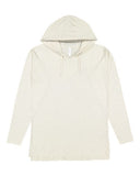 LAT® Men's Fine Jersey Hooded Long Sleeve Raglan T-Shirt