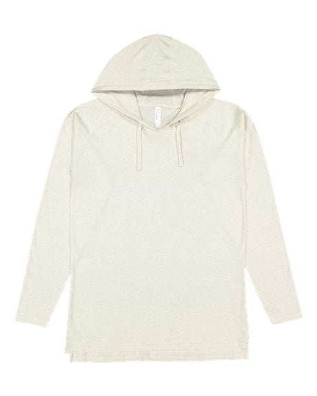 LAT Men's Fine Jersey Hooded Long Sleeve Raglan T-Shirt