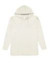 LAT Men's Fine Jersey Hooded Long Sleeve Raglan T-Shirt